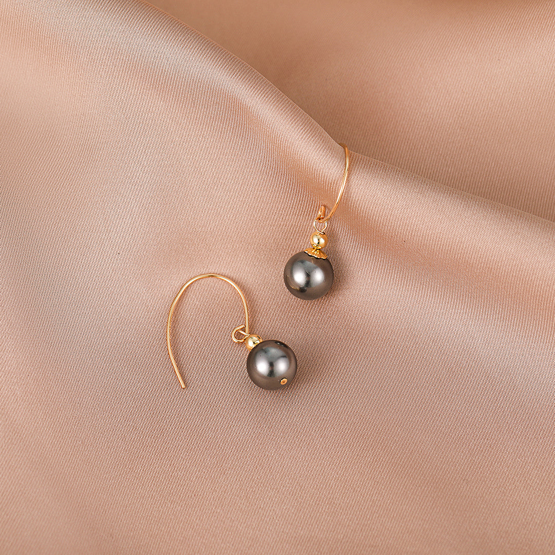 Élégance - 18K Vintage Flawless Pearl Drop Earrings