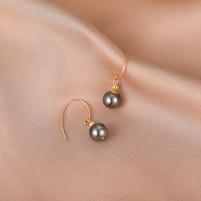 Élégance - 18K Vintage Flawless Pearl Drop Earrings