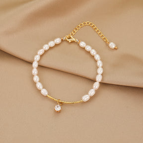 Stella - 18K Star Gemstone Natural Pearl Bracelet