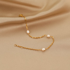 Helen - 18K Exquisite Natural Pearls Bracelet