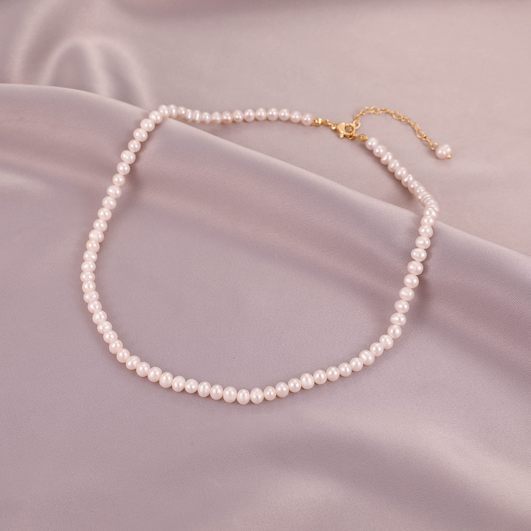 Isabelle - 18K Classic Natural Pearls Necklace