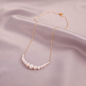 Alida - 18K Elegant & Lavish Natural Pearls Necklace