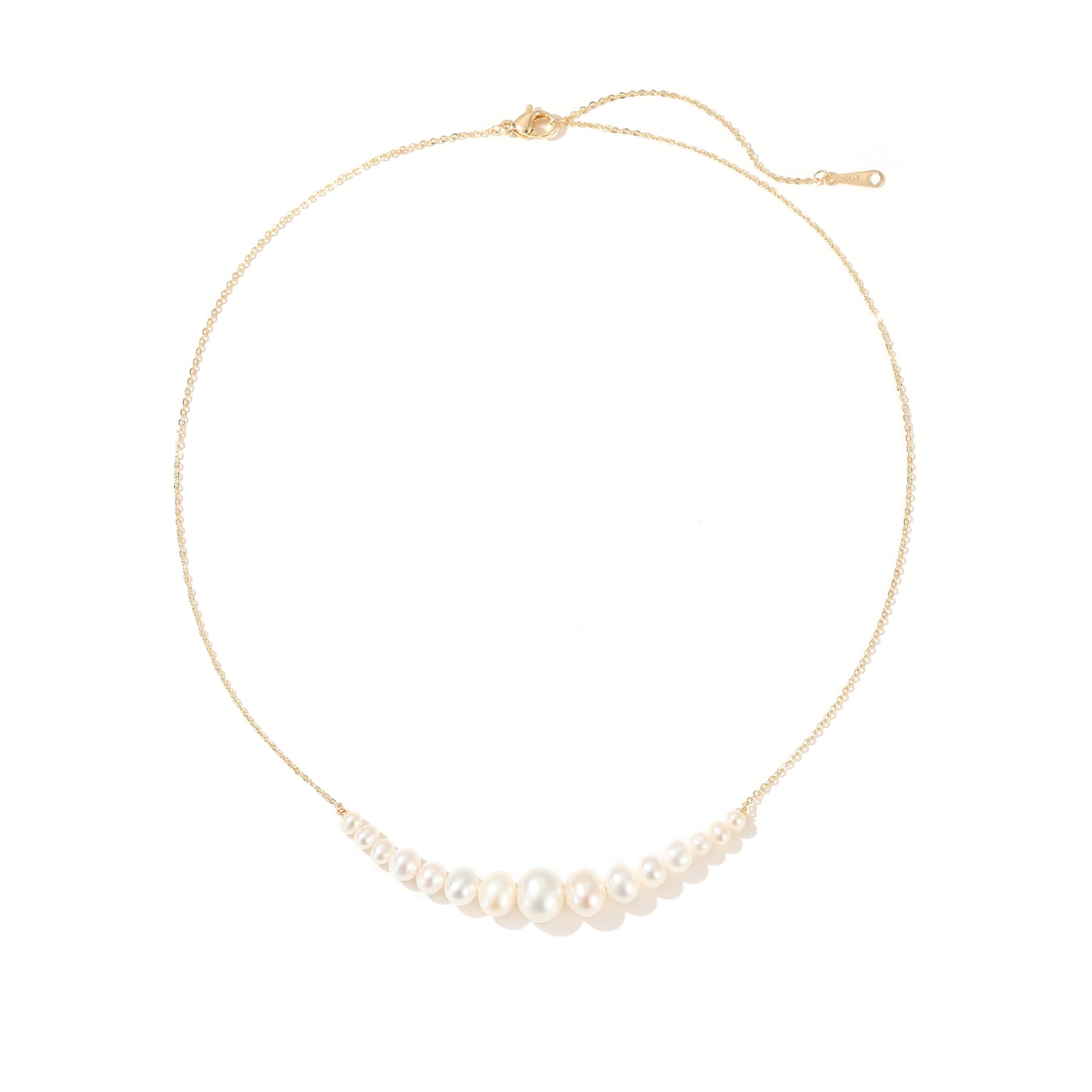 Alida - 18K Elegant & Lavish Natural Pearls Necklace