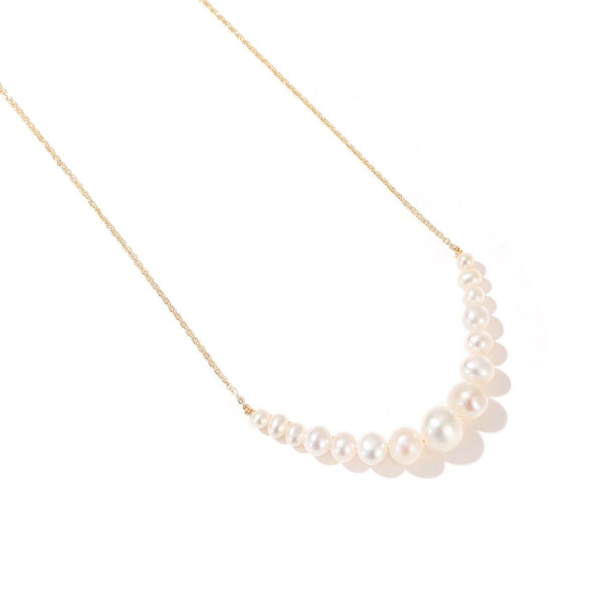 Alida - 18K Elegant & Lavish Natural Pearls Necklace