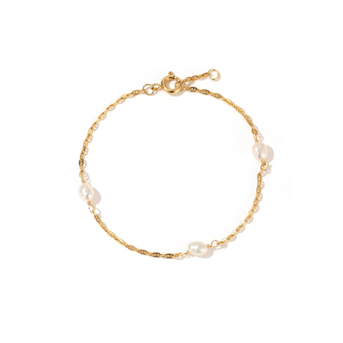 Helen - 18K Exquisite Natural Pearls Bracelet