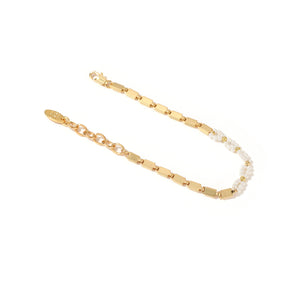 Nora - 18K Modern Chic Weaved Flawless Pearl Necklace