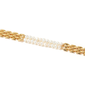 Taylor - 18K Unique Modern Natural Pearls Bracelet