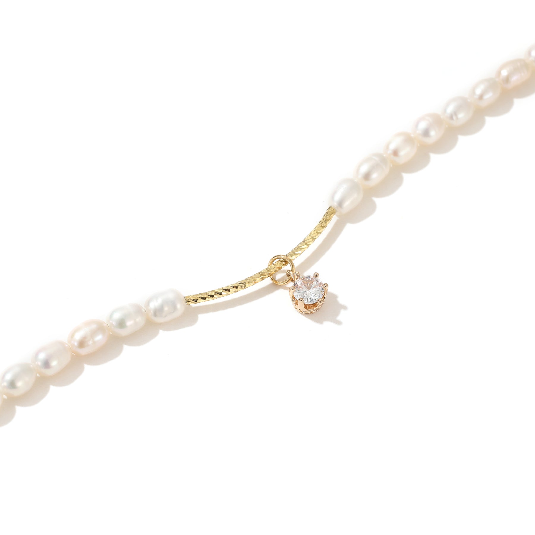 Stella - Pulsera de perlas naturales con piedras preciosas de estrella de 18 quilates