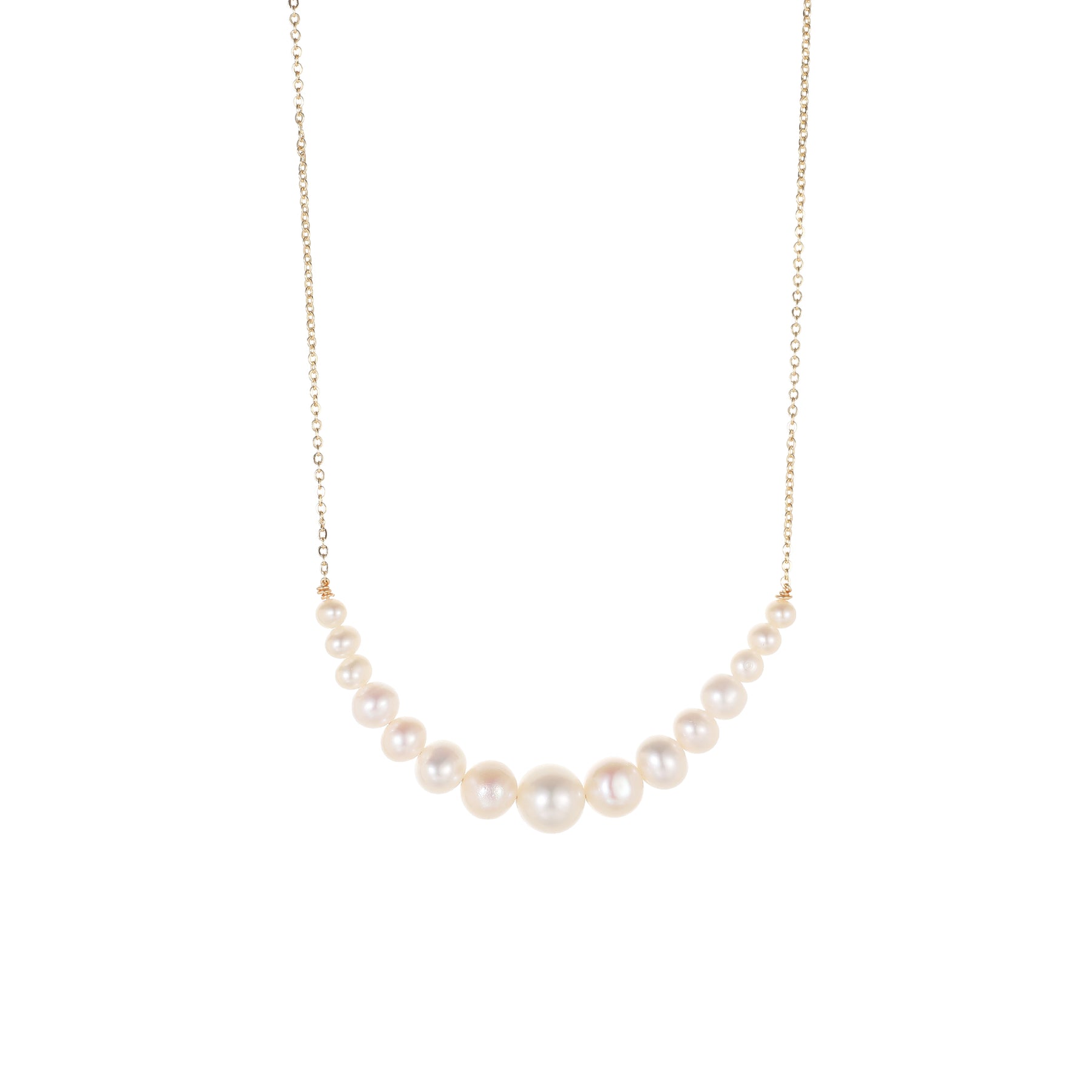 Alida - 18K Elegant & Lavish Natural Pearls Necklace